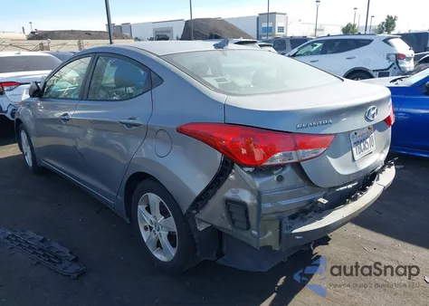 2013 Hyundai Elantra Gls from USA, damaged, VIN KMHDH4AE8DU902322